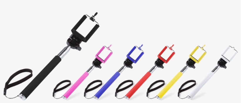 Coloured Selfie Stick - Palo Selfie Regalo Boda, transparent png #2963602