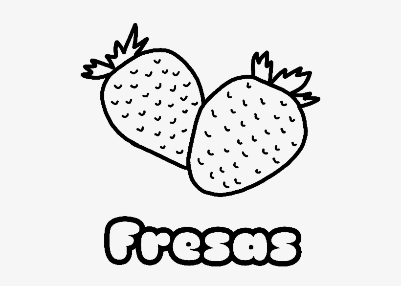 Dos-fresas - Line Art, transparent png #2963622