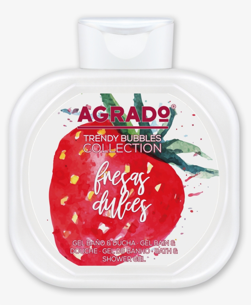 Gel Baño Y Ducha Fresas Dulces Trendy Bubbles - Shower Gel, transparent png #2963648