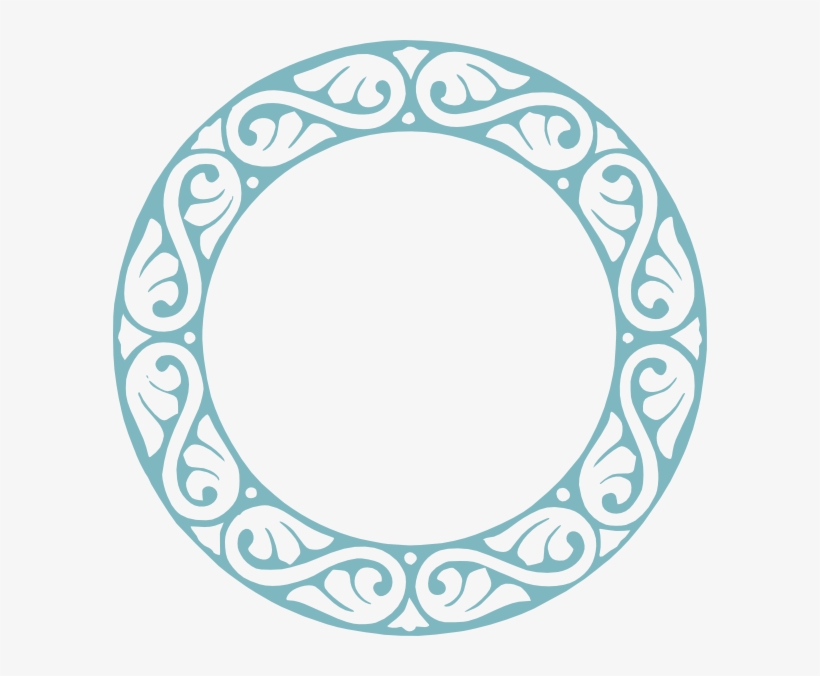 Blue Ornamental Circle Svg Clip Arts 594 X 596 Px, transparent png #2963834