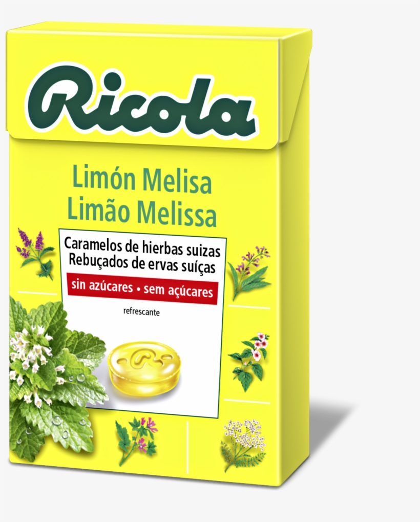 Ricola Cajas Caramelos Limon Melisa - Ricola Cough Drops Box, transparent png #2963969