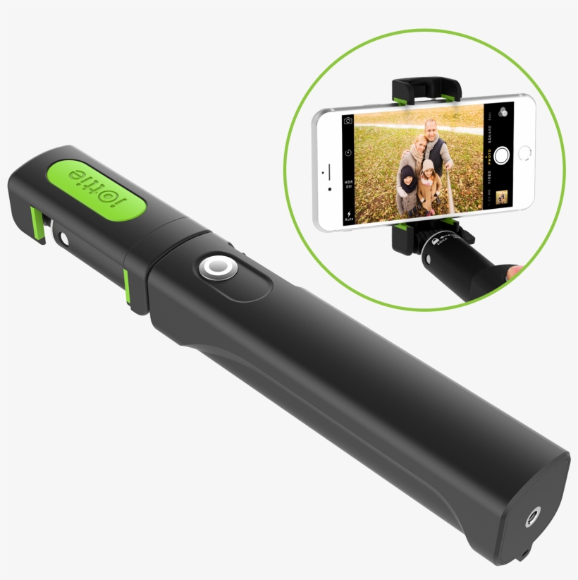 Iottie Selfie Stick - Iottie Migo Bluetooth Selfie Stick - Black, transparent png #2963990