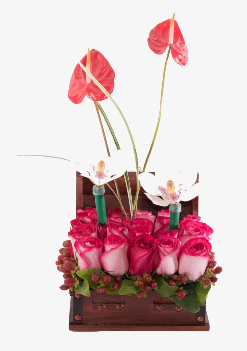 Orq024 Arreglo Floral De Orquídeas - Orchids, transparent png #2964222