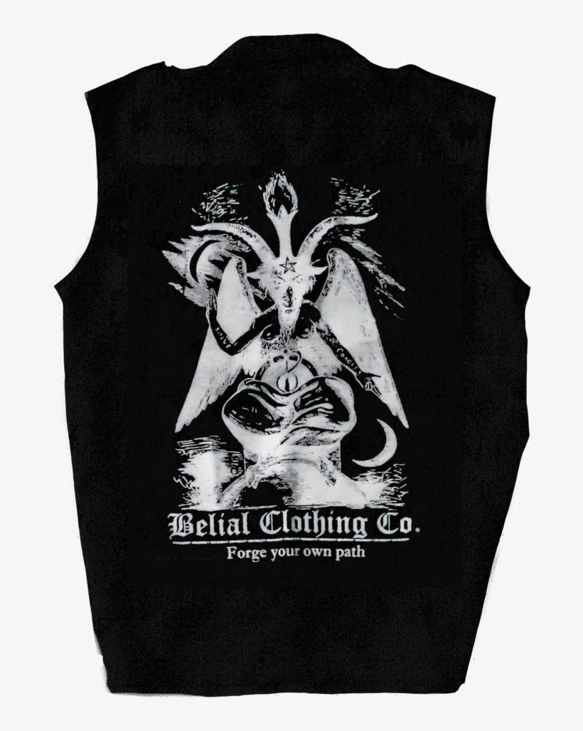 Baphomet Patch Occult Satanic Belial Clothing - Baphomet And Jesus T Shirt, transparent png #2964874