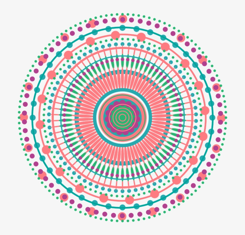 Com/en/mandala Design Geometric Pattern 1875410/ - Mandalas Png De Colores, transparent png #2964924