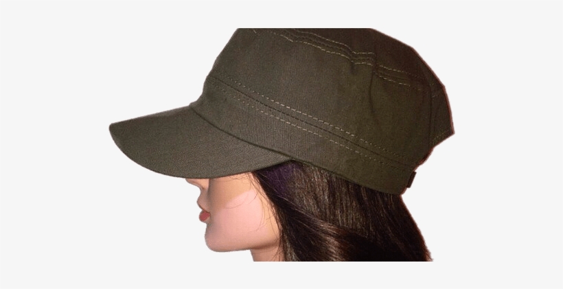 Army Green Military Cap - Baseball Cap, transparent png #2965073