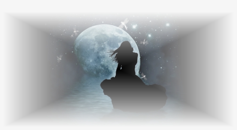 Mujeryluna - Moon, transparent png #2965390