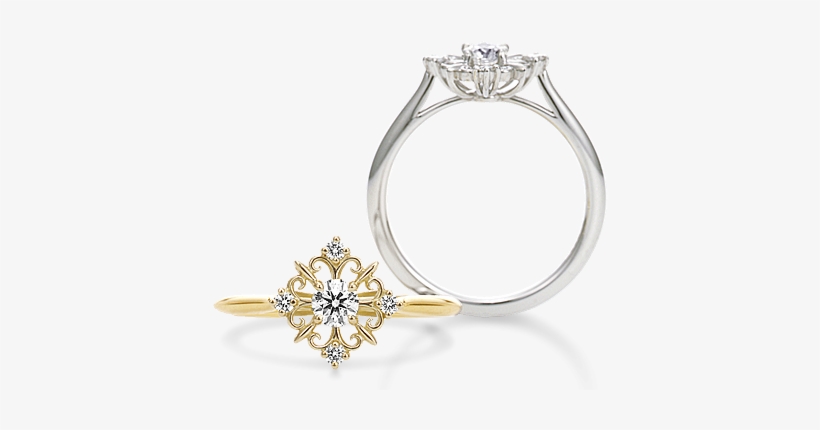 K Uno Carino - Japanese Jewelry Ring Diamond, transparent png #2965464