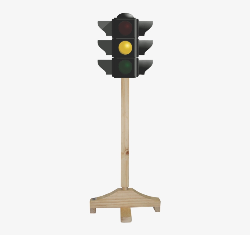 Sign And Wooden Pole - Lines On Traffic Light, transparent png #2965678