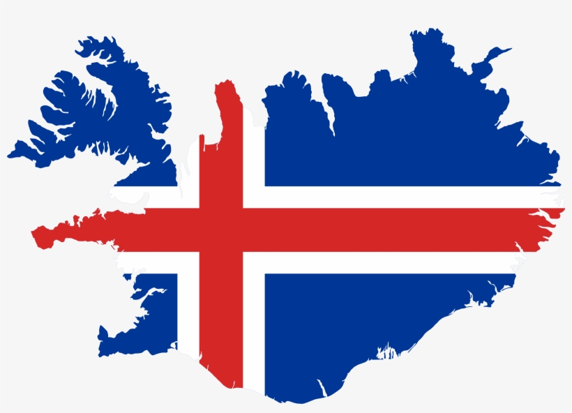 This Free Icons Png Design Of Iceland Flag Map, transparent png #2965758