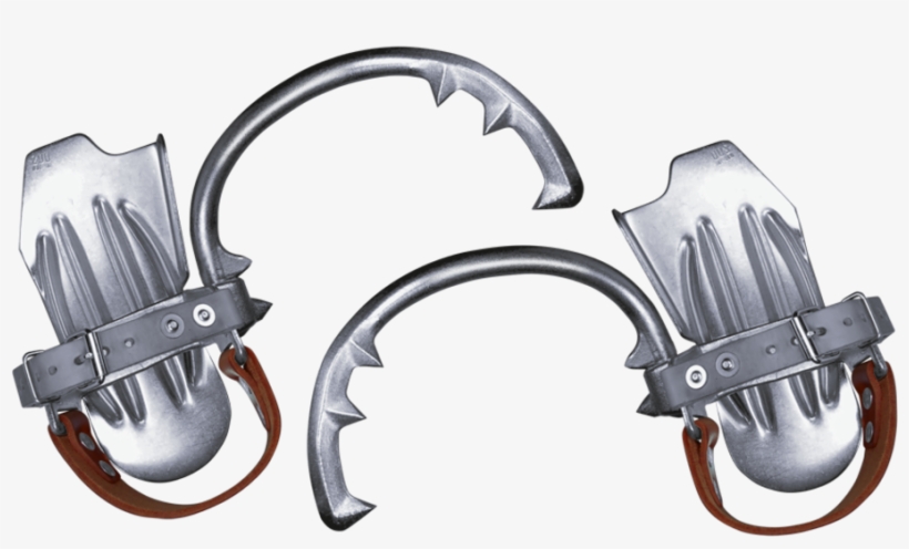 Climbing Irons Din 48 - Climbing Hooks For Wooden Poles, transparent png #2966075