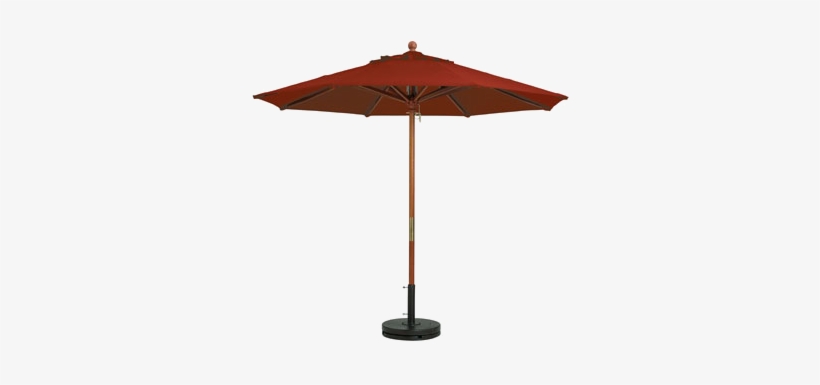 Market Umbrella, 7 Ft, 1-1/2" Wooden Pole, Outdura - Grosfillex Commercial Resin Furniture 7' Market Umbrella, transparent png #2966143