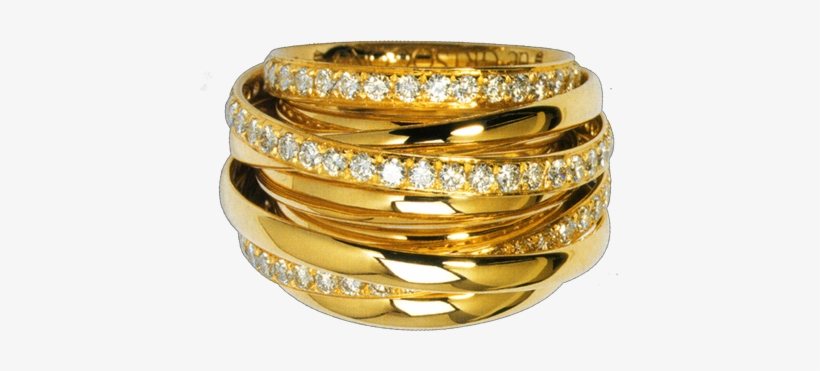 White Diamond Gold Ring Png Image - Jewelry, transparent png #2966462