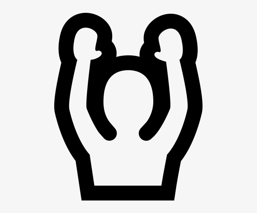 Raised Hands Rubber Stamp - Remc 8, transparent png #2967170