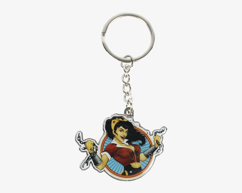 Keyring Transparent Background - Dc Bombshells Wonder Woman Qmx 18x24 Art Print, transparent png #2967193