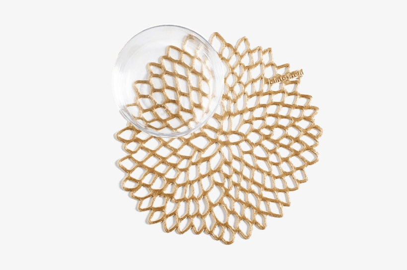 Table - Chilewich Dahlia Coaster, transparent png #2967539