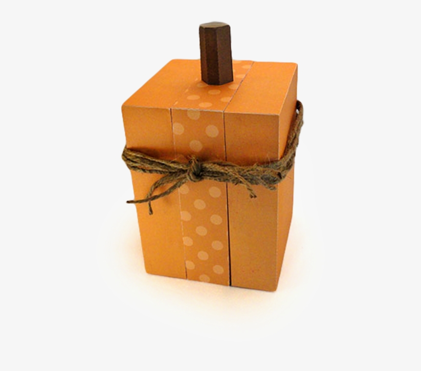 Pumpkin Block 3d Box Decor Construction Tutorial - Pumpkin Boxes, transparent png #2967612