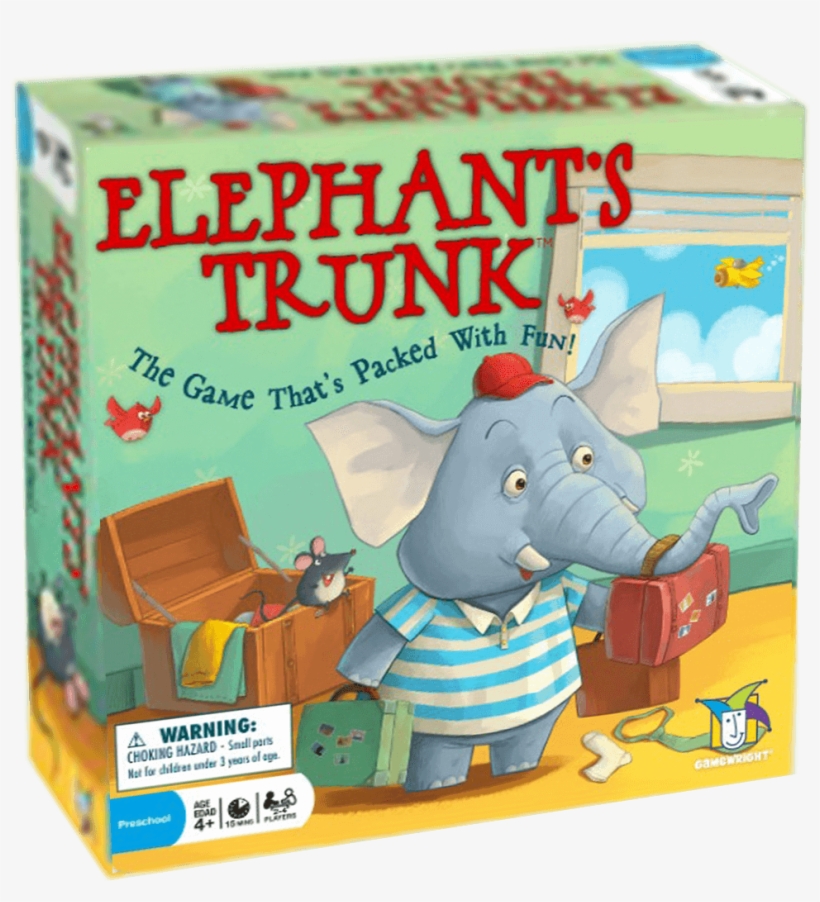 Elephants Trunk Box 3d Box - Elephant's Trunk Board Game, transparent png #2968054