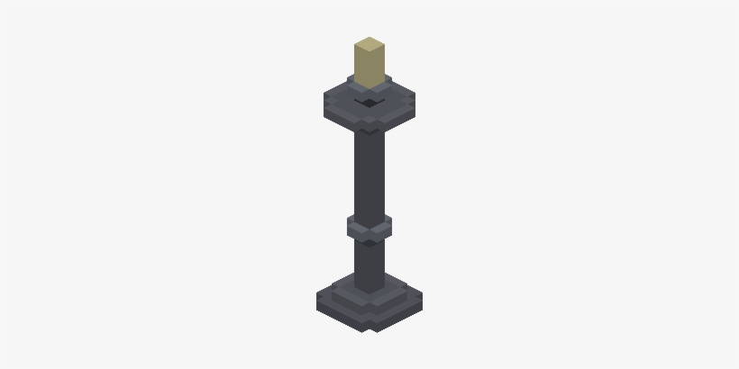 Stone Floor Candle Holder - Column, transparent png #2968071