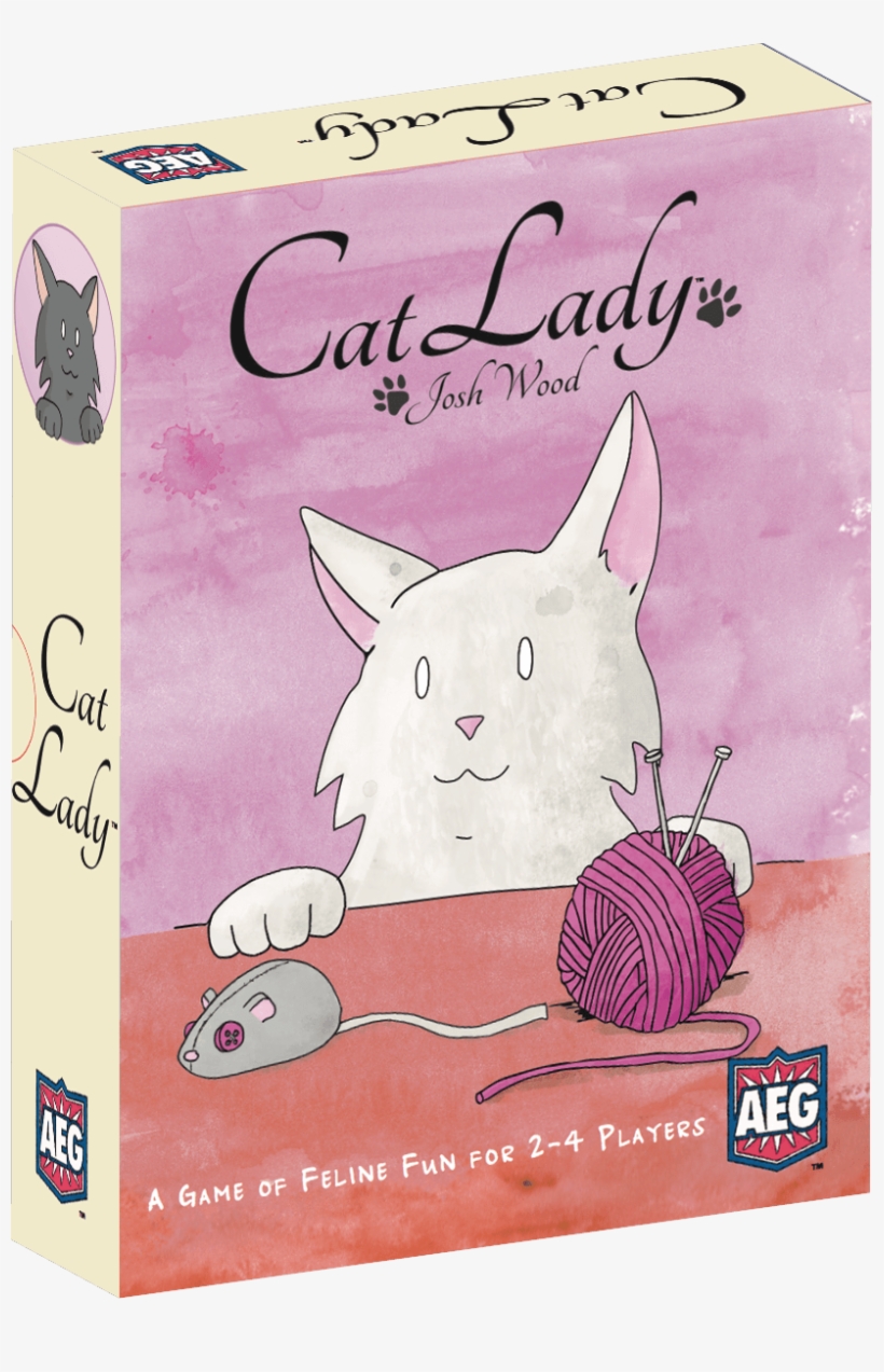 Cat Lady 3d Box - Cat Lady Card Game, transparent png #2968095