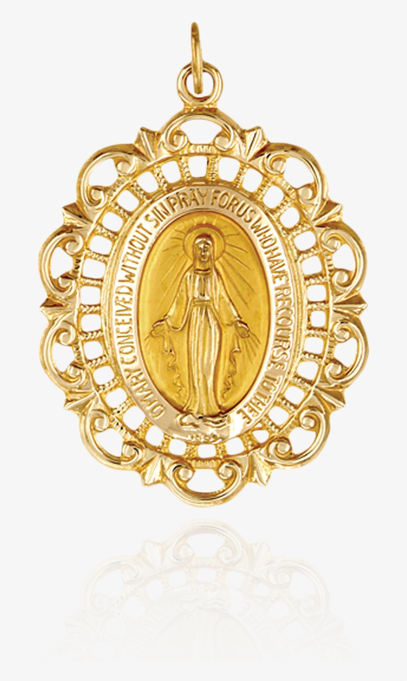 Miraculous Medallion In Filigree Frame - R Letter In Heart, transparent png #2968596