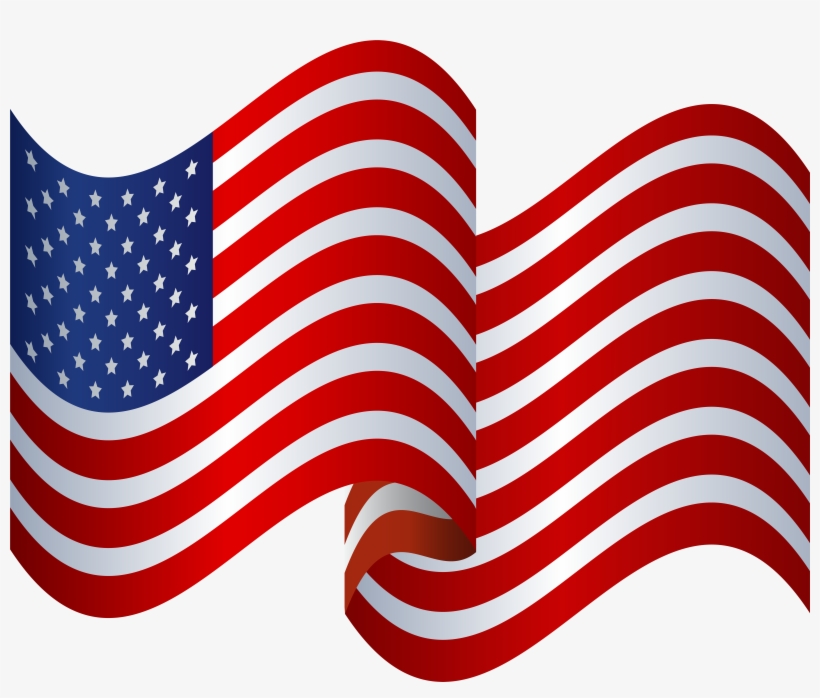 United States Waving Flag Png Clip Art Image, transparent png #2969067