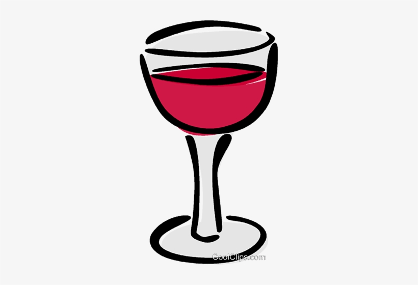 Copa De Vino Libres De Derechos Ilustraciones De Vectores - Wine Glass, transparent png #2969327