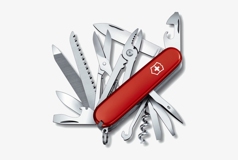 Victorinox Handyman Swiss Army Knife - Victorinox 1377300 Army Knife Handyman Red, transparent png #2969443