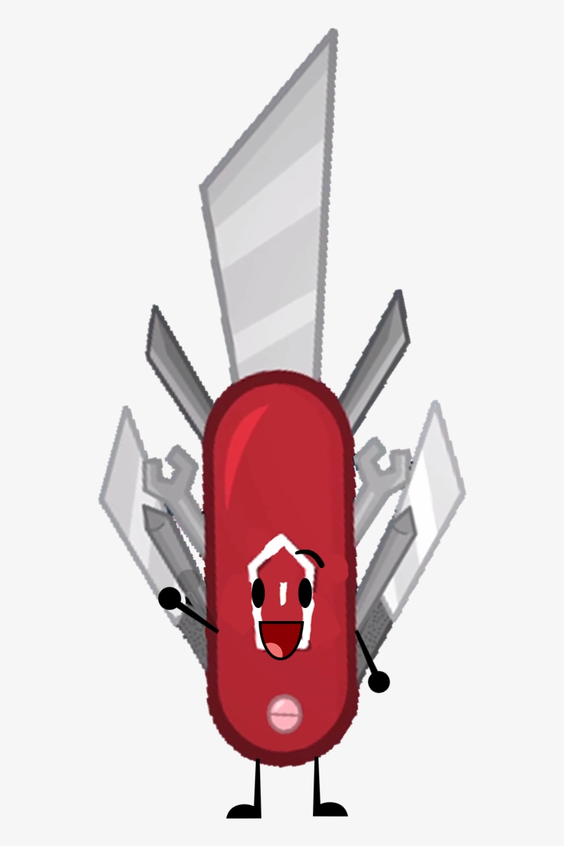 Swiss Army Knife With Knifes And Stuff - Knife, transparent png #2969554