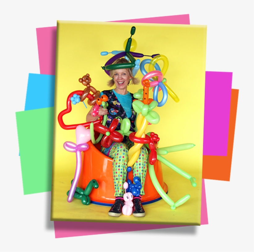 Colorful Balloon Hats, Balloon Animals, Balloon Flowers, - Balloon Modelling, transparent png #2969557