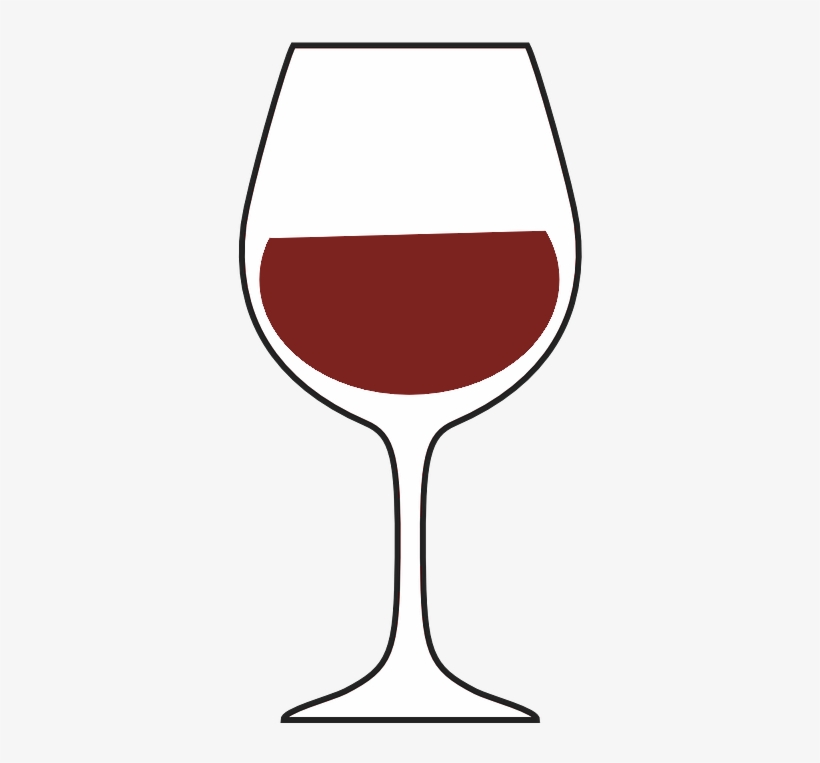 Vino Bastante Envejecido Pero Bien Cuidado Y Con La - Half Full Wine Glass, transparent png #2969580