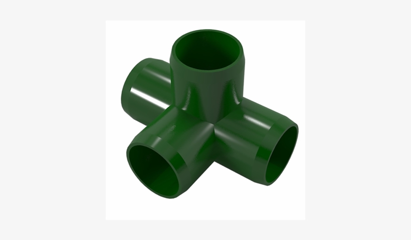 Pvc Pipeworks 3/4 Inch 4-way Pvc Furniture Grade Fitting, transparent png #2970251