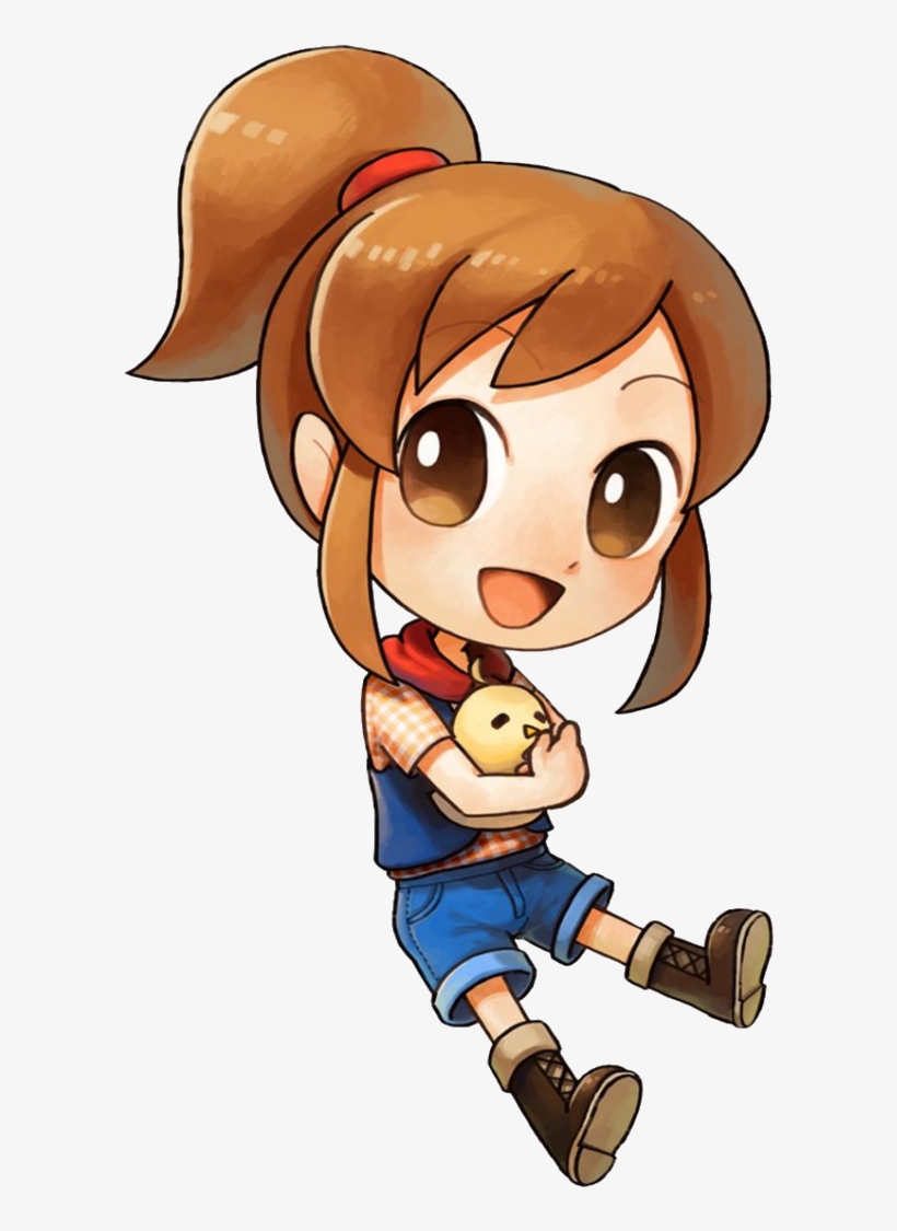 Harvest Moon Clipart Cartoon - Harvest Moon Lost Valley Character, transparent png #2970451