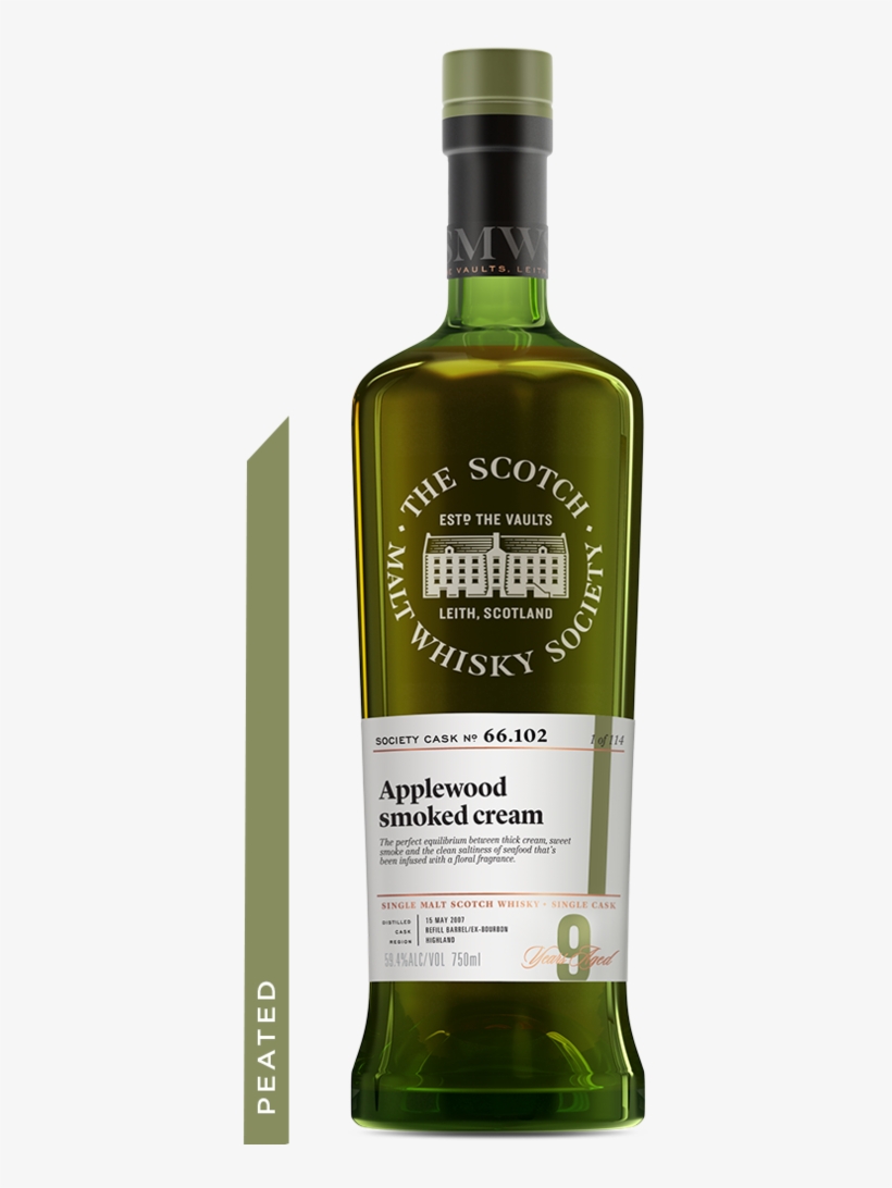 Cask No - 66 - - Single Malt Whisky, transparent png #2970641