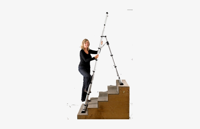 Quick View - 12es Ladder Combi 12ft Telesteps, transparent png #2970643