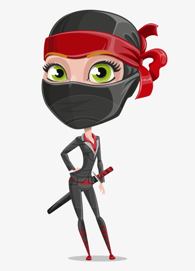 Aina The Businesswoman Ninja - Cartoon, transparent png #2970793