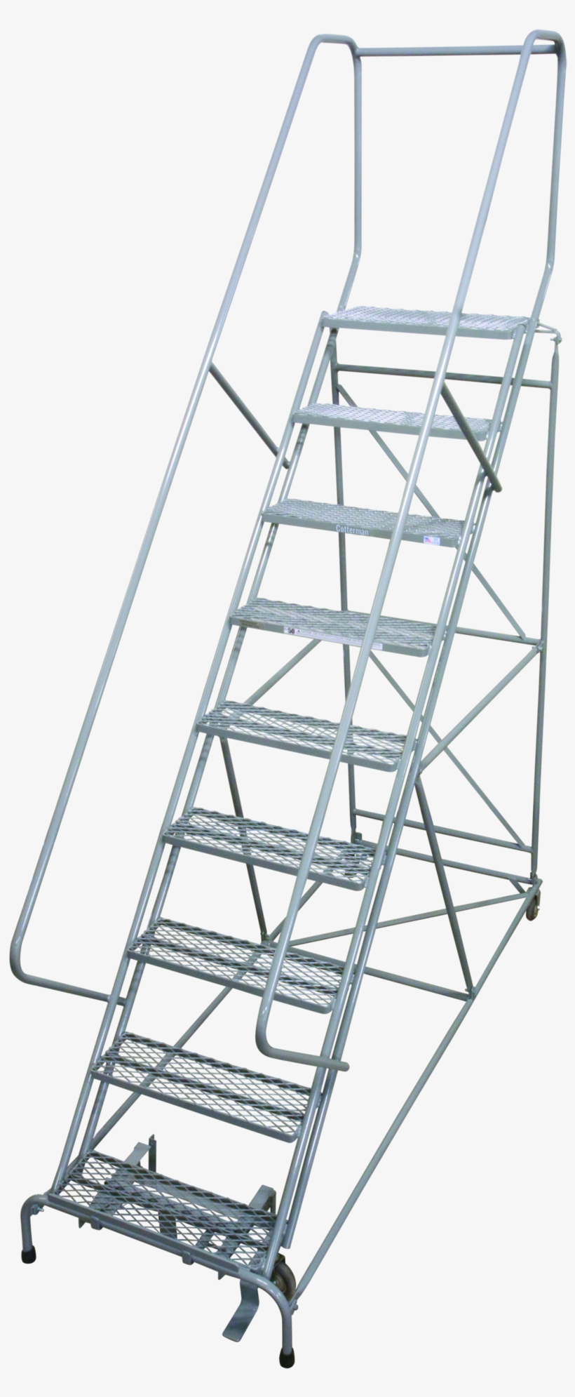 Easy 50 Rolling Ladder - Cotterman Ladder, transparent png #2970943