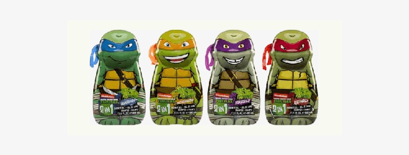 Ninja Turtles Shower Gel & Shampoo 400ml For Kids One - Nickelodeon Teenage Mutant Ninja Turtles 3 In 1 Body, transparent png #2970984