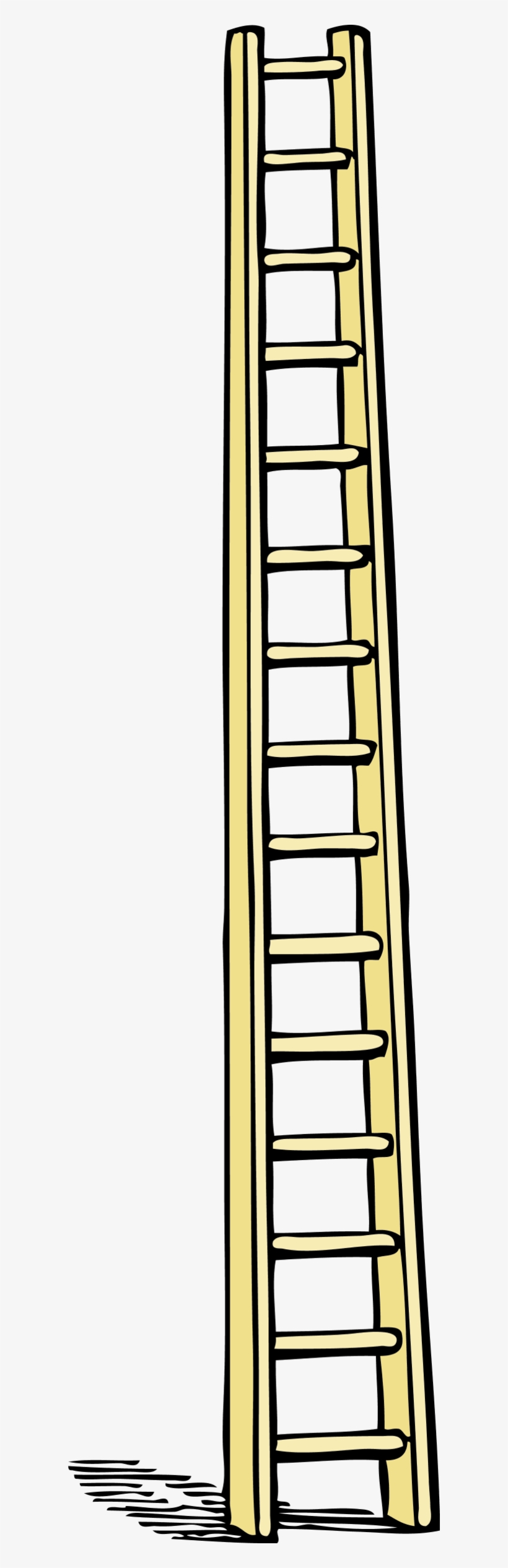 Tall Ladder Clipart - Ladder Clip Art, transparent png #2971260
