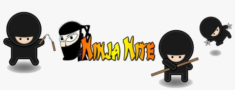 Ninja Nites - Ninja Party Favor, 1.5" Backpack Pin Back Button, Locker, transparent png #2971296