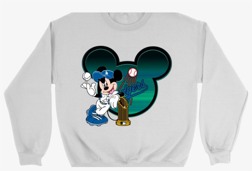 Mlb Los Angeles Dodgers Mickey Mouse Baseball Disney - Mickey Mouse Baseball, transparent png #2971483