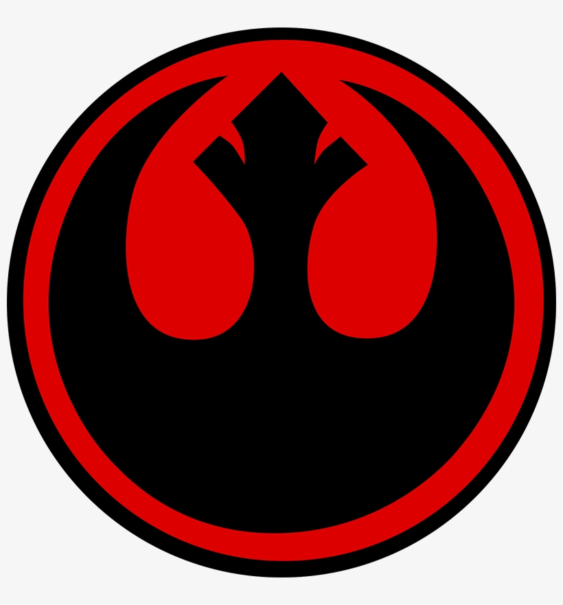 Transparent Star Wars Rebel Alliance Symbol Stickers - Star Wars Rebel Logo Png, transparent png #2971509
