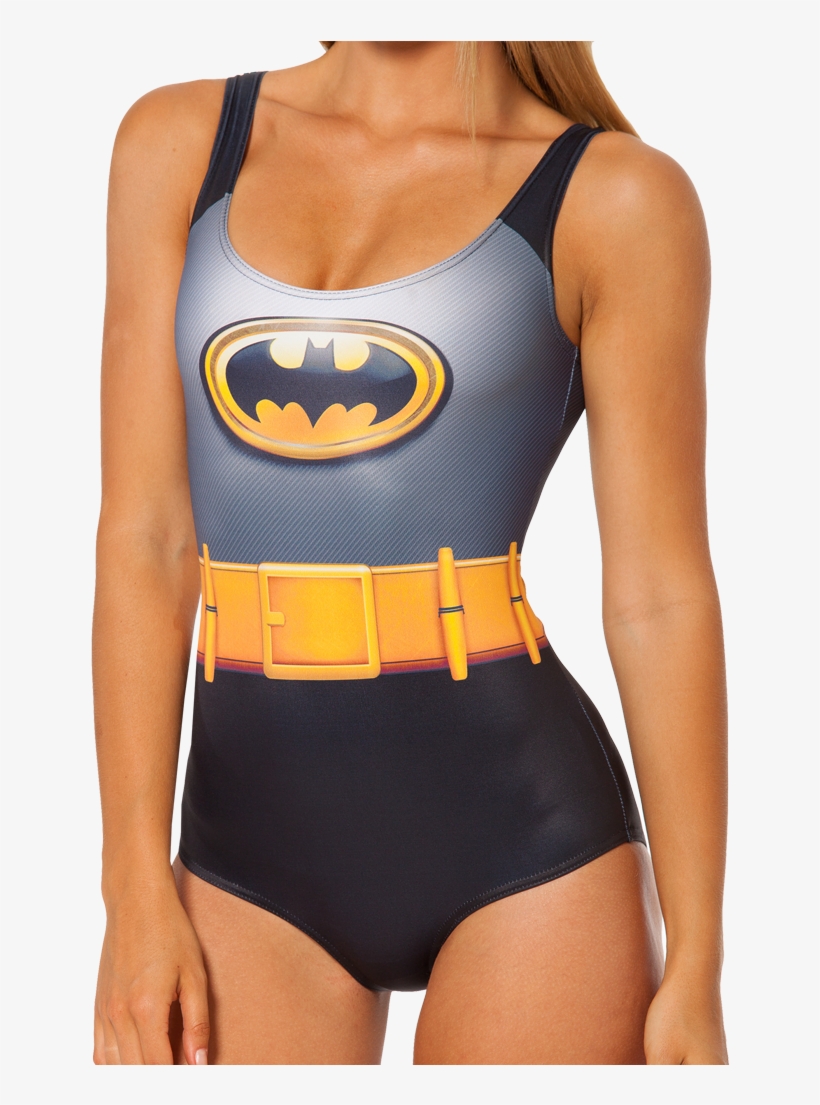 Batman Cape Suit - Batgirl Swimwear, transparent png #2971587