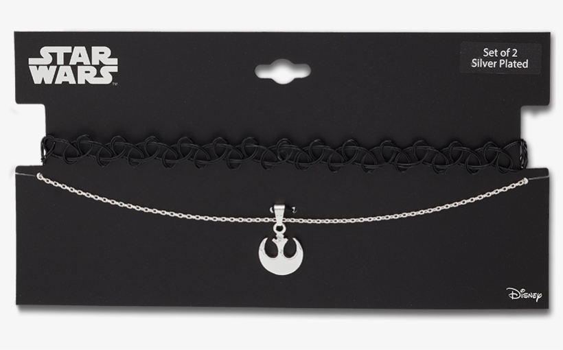 Star Wars Rebel Alliance Choker & Necklace Set - Star Wars, transparent png #2971676