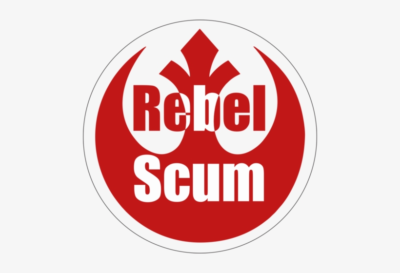 Star Wars Rebel Scum Logo - Star Wars Rebel Symbol, transparent png #2971839