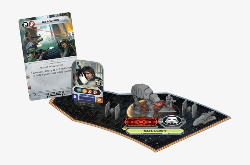 Hit And Run Diagram - Star Wars Rebellion Board Game Characters, transparent png #2971859