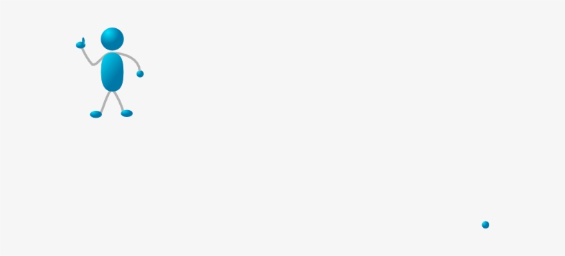 Thumbs Up Stick Man Clip Art - Clip Art, transparent png #2971890