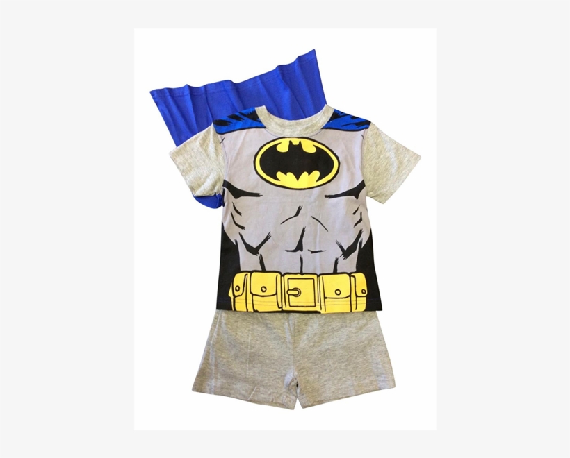 Boys Cotton Shortie Pyjama Set With Cape - Pyjama Set, transparent png #2972007