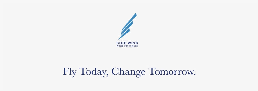 Blue Wing Wings For Change 「fly Today, Change Tomorrow」 - Change Tomorrow, transparent png #2972109