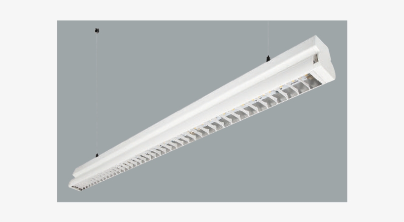 A White Low Glare Linear Led On A Grey Background - Light-emitting Diode, transparent png #2972471